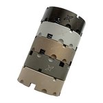 A5 Castle Nut - A5 Castle Nut, Burnt Bronze