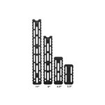 Seekins Precision 0010560095 ARCA M-LOK Rail Mount 4.50" Black Anodized Aluminum