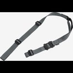 Magpul MAG513-GRY MS1 Sling 1.25" W x 48"- 60" L Adjustable Two-Point Gray Nylon Webbing for Rifle
