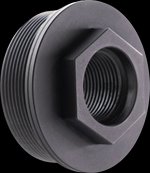 CMMG ZEROED Direct Thread HUB Mount Adapter 5/8x24 to 1.375x24 Nitride Black