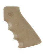 Hogue AR Platform OverMolded Grip, Desert Tan W/ Finger Grooves