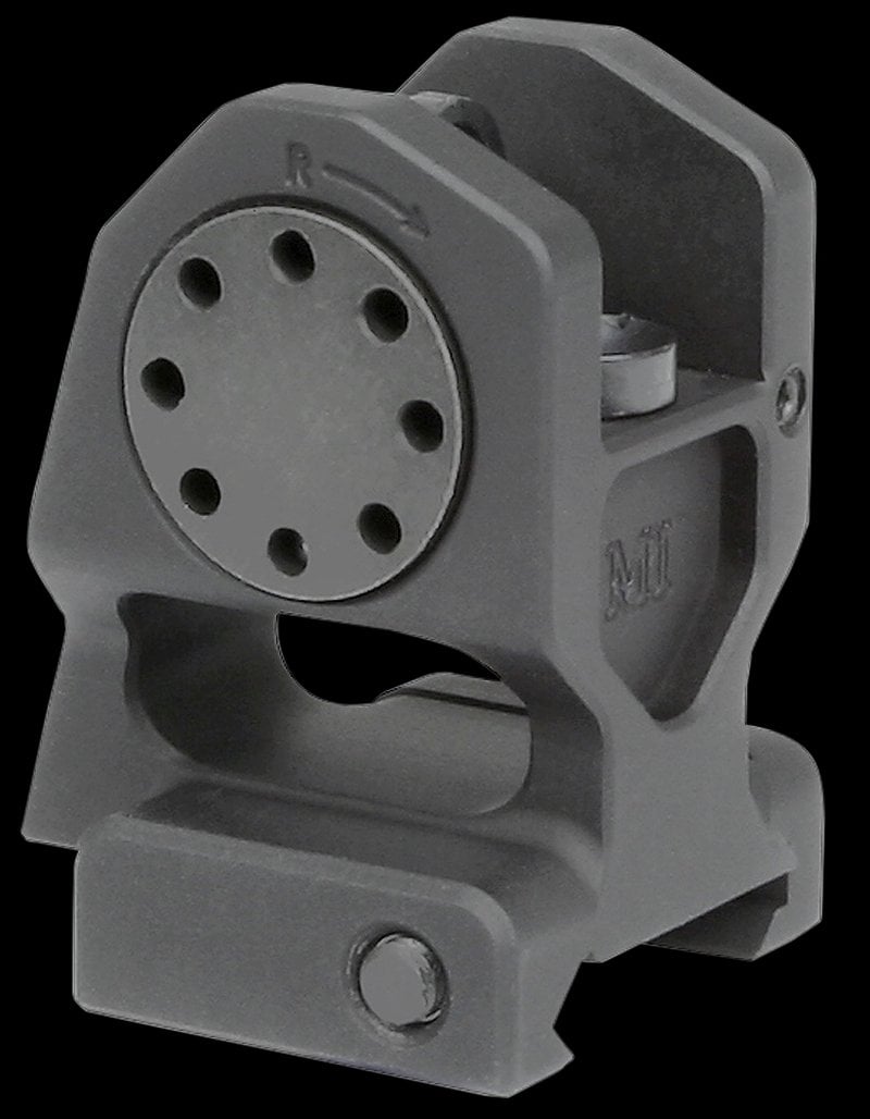Midwest Industries MICBUIS Combat Fixed Rear Sight AR-15/M4/M16 6061-T6 Aluminum