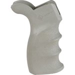 Mission First Tactical Pistol Grip AR15 M16 GRY (Classic AR15/M16 Pistol Grip with Finger Grooves Grey)