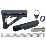 AR-15 CTR STOCK ASSY COLLAPSIBLE MIL-SPEC GRAY