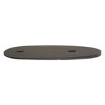 100 Straight Negative Pitch Stock Spacer 1/4" Thick (Black)