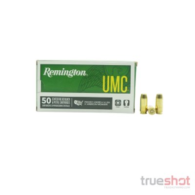 Remington UMC 40 S&W 180 Grain FMJ Ammunition - 50/250/500-Round Boxes