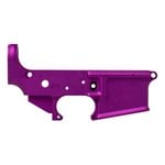 Aero Precision AR15 Stripped Lower Receiver - Purple Anodized