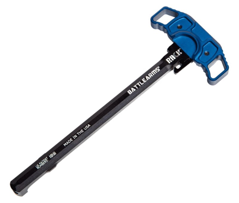 Battle Arms Development RACK Ambidextrous Charging Handle AR15 AR9 Blue