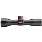 Aim Sports JTM432B Tactical Compact 4x32mm Mil-Dot Riflescope, 1" Tube, 36.6 ft @ 100 yd FOV, Black Matte