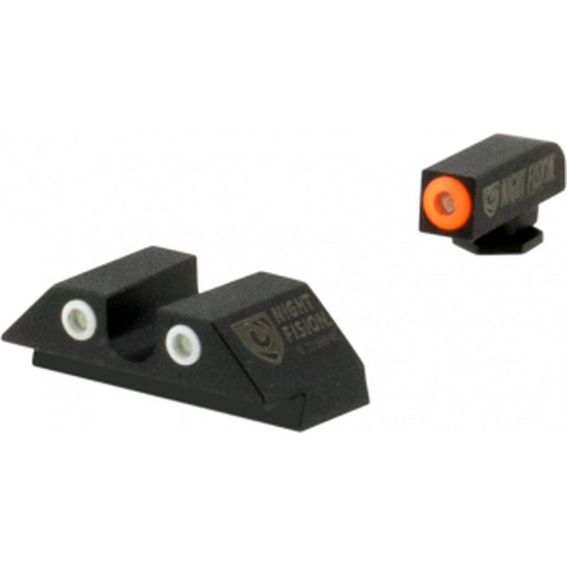 Night Fision GLK-002-07-OZX NS U-Notch Rear Night Sight for Glock 20/21