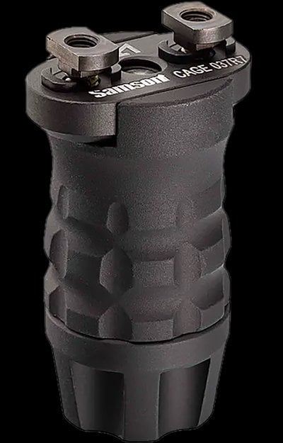 Samson Black Anodized M-LOK Short Grenade Vertical Grip for AR-15