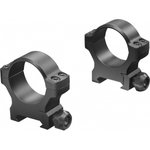 Leupold 175116 BackCountry Cross-Slot Ring Set 1" Diam Low Aluminum Black Matte