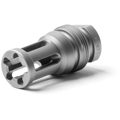 Dead Air RXD Xeno 6mm BirdCage Flash Hider 9/16-24 Matte Stainless