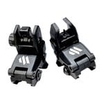 META Tactical MTA-POLYSIGHT Flip Up Polymer Front & Rear Sights, Black, Standard AR Height, Picatinny Mount