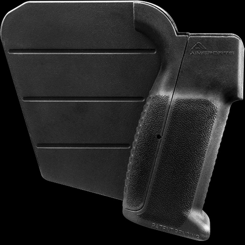 Aim Sports Featureless AR Grip (California) Removable Backstrap, Polymer