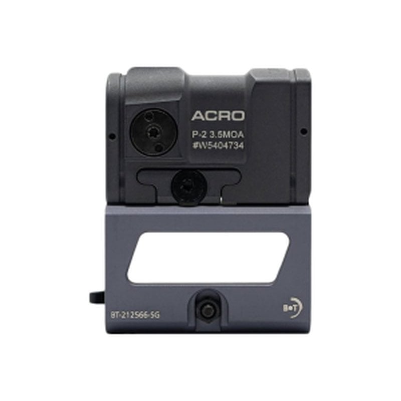 B&T Aimpoint ACRO P-2 AP-200871-SG-39-QD 1x 3.5 MOA Red Dot Reticle Gray 39mm QD Mount