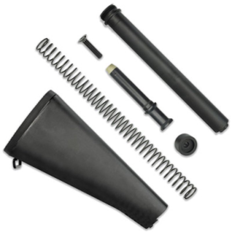 KAK Industry A2 Buttstock Kit for AR-15 Matte Finish Black