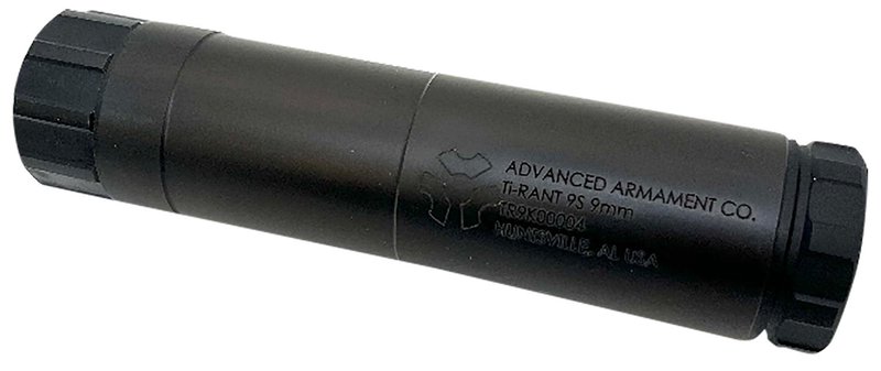 AAC Ti-Rant 9S 9mm Silencer (No Piston) Black