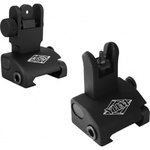 Yankee Hill Machine YHM5040 Quick Deploy Folding Sight Set (Same Plane) Black