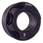 RUGGED SUPPRESSORS OF002 Fixed Mount 1/2-36 tpi Black