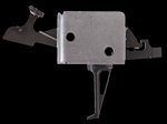 CMC Triggers AR-15 AR-10 Drop-In Two-Stage Flat Trigger 1 lb 3 lb Pull Black Silver 91504