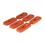 Mission First Tactical PM556FP-O Polymer Magazine Floor Plate 6-Pack Orange