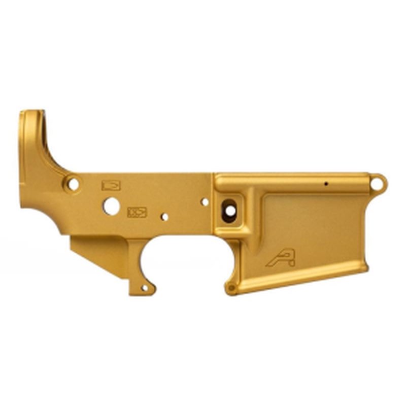 Aero Precision AR15 Stripped Lower Receiver - Gold Anodized - APSL100526
