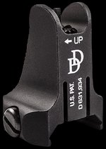 Daniel Defense Rail-Mounted Fixed Front Sight Picatinny Black Hardcoat Anodized AR-15