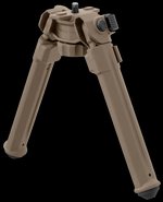 Magpul MOE Lightweight Bipod for Sling Swivel Studs FDE