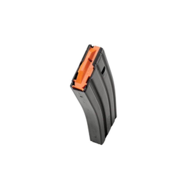 10RD BODY LIMITED TO 5RD - .223/5.56 DURAMAG SS - BLACK/ORANGE MAGAZINE