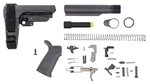 PSA 9mm SBA3 MOE EPT Pistol Lower Build Kit, Black