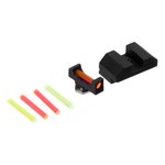 Night Fision Glock Standard Height Fiber Optic Sight Set (Red Front)