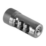Area 419 Hellfire Self Timing Muzzle Brake 6mm with 5/8"-24 Universal Thread Adapter Stainless Steel