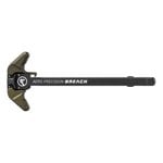 Aero Precision AR15 BREACH Ambi Charging Handle with Large Lever - Black/OD Green - APRA700131C