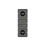 Midwest Industries M-LOK Picatinny Rail Section 5-Slot Aluminum Black