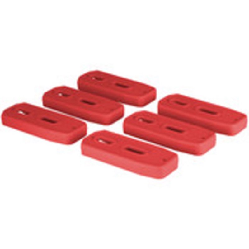 Mission First Tactical PM556FP-R Polymer Magazine Floor Plate 6-Pack Red