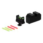Night Fision Green Front Fiber Optic Glock Sight Set for Optic Height