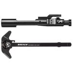 Aero Precision AR15 BREACH Ambi Charging Handle with Large Lever, 5.56 Black Nitride BCG Bundle