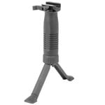 B&T BT-21830-BK QD Polymer Vertical Foregrip with Aluminum Bipod
