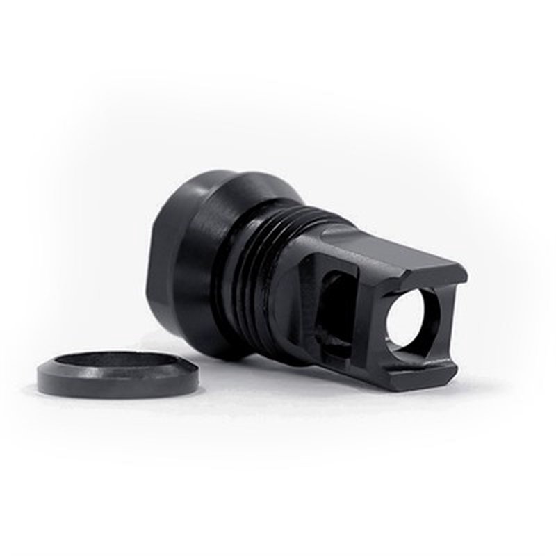 2BO 2BO-S Short Muzzle Brake 5/8-24 Thread Single Port 30 Caliber