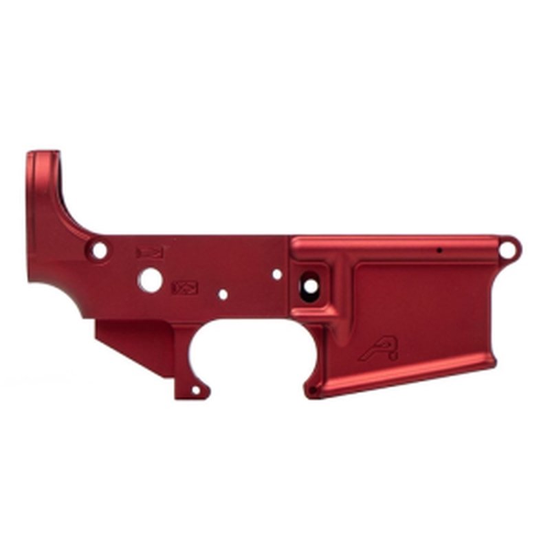 Aero Precision AR15 Stripped Lower Receiver - Bordeaux Red Anodized - APAR501386C