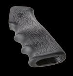 Hogue AR-15 M16 OverMolded Rubber Pistol Grip With Finger Grooves Cobblestone Texture 15000