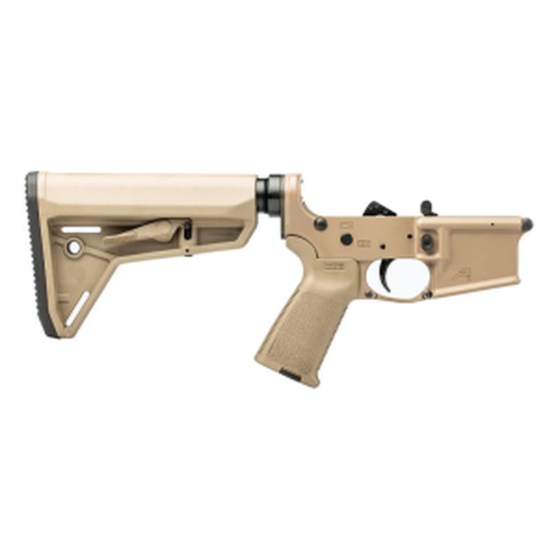 Aero Precision AR15 Complete Lower Receiver with FDE MOE Grip & SL Carbine Stock - FDE Cerakote - APAR501195