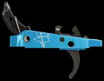 CMC Triggers 2 lb Single-Stage Curve Trigger for AR-15/AR-10 Blue