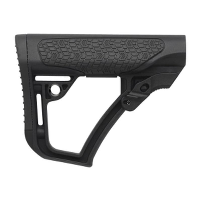Daniel Defense 210910417900 Collapsible Buttstock Rifle Glass Reinforced Polymer Black