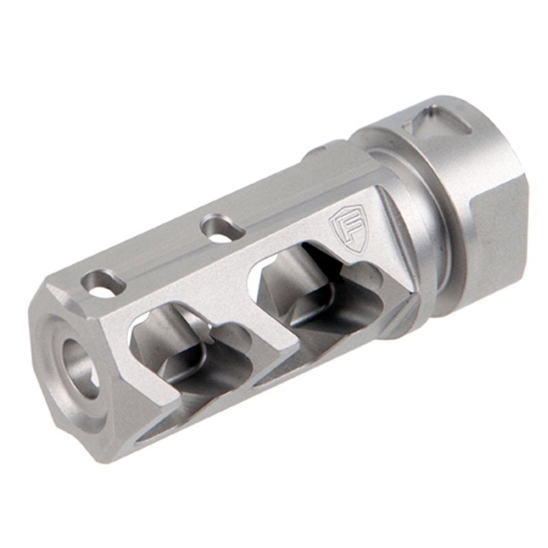 Fortis Manufacturing 5.56 Muzzle Brake 303 Stainless Bead Blasted 1/2x28