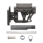 LUTH-AR MBA-3 Adjustable Carbine Buttstock w/ .308/7.62 Buffer Assembly (Black)