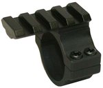 Precision Reflex Mini Rail For 1in Rings (Picatinny) - Black Anodized Aluminum