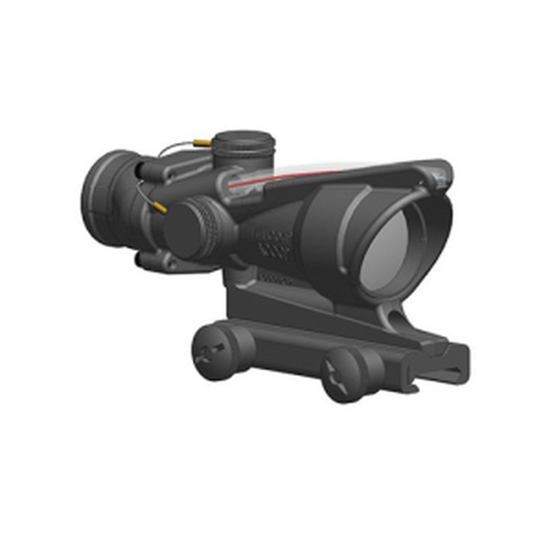 TRIJICON 4x32 ACOG Dual Illum Red Horseshoe/Colt Knob Mnt