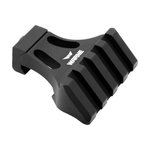 Warne A645TW 45 Degree Picatinny Side Mount Adapter (Black Aluminum)
